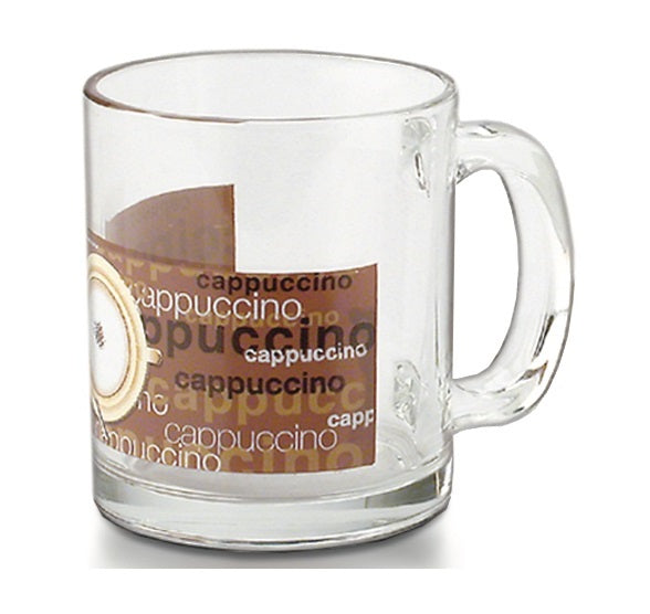 MUG LATTE MACCHIATO - CAPPUCCINO - 6Pcs