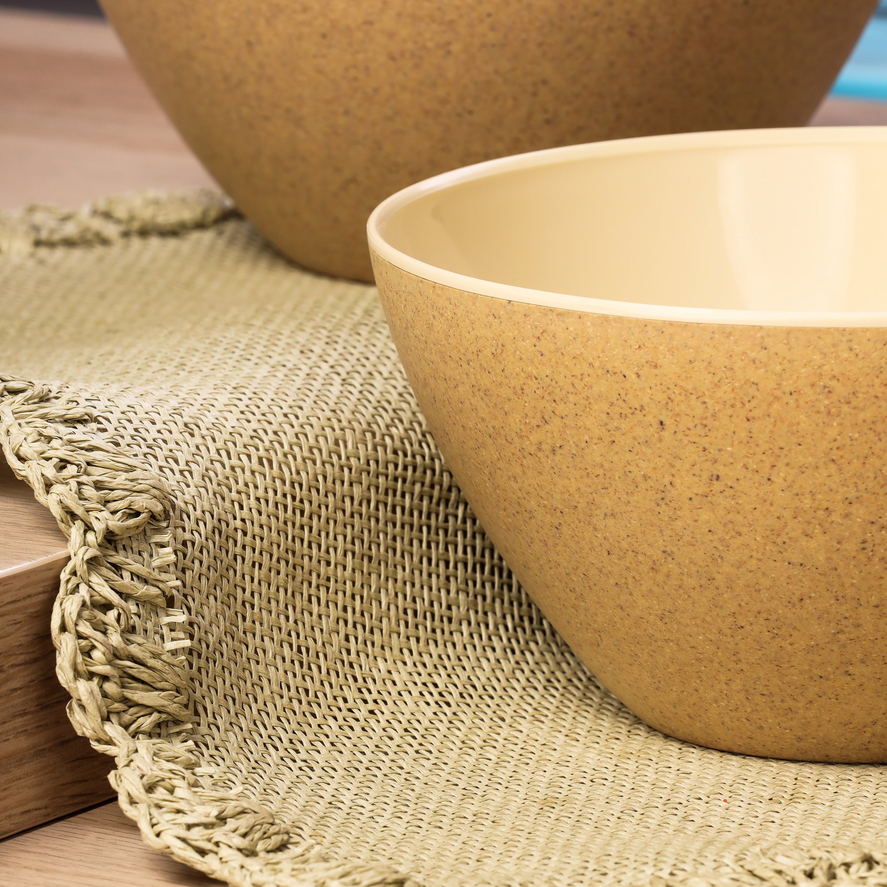 ECOLIVING Bowl 12cm - Ivory - Set of 3