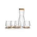 Set DEBONAIR (DECANTER + 4 TUMBLERS + 4 COASTERS + 1 LID)