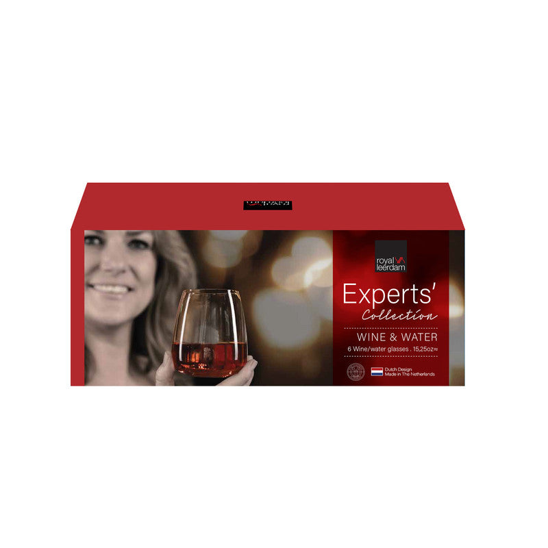 THE EXPERTS' COLLECTION - LASER CUT - Stemless 45cl. - 6pcs