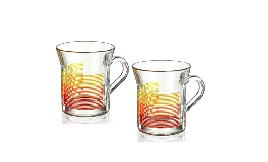 NELSON Tazza - CIRCLES ROSSO - 6Pcs