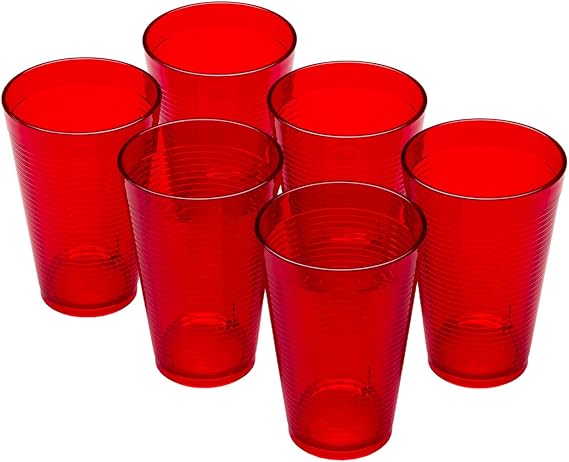SAMBA Tumblers OF 27.5cl - Red - 4pcs