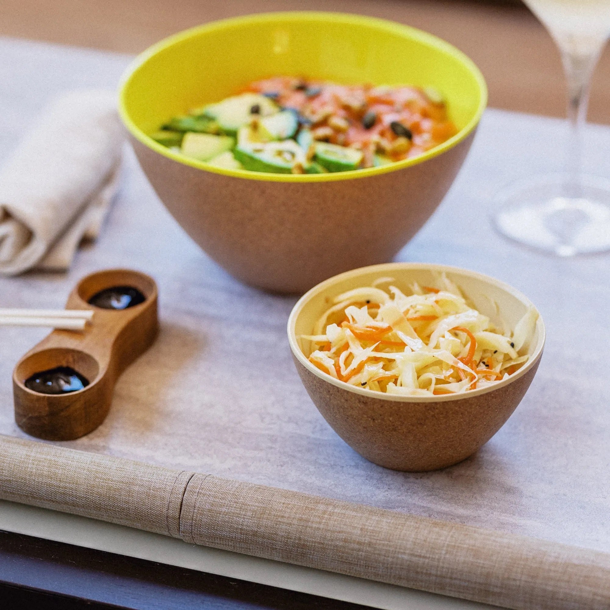 ECOLIVING Bowl 25cm - Green