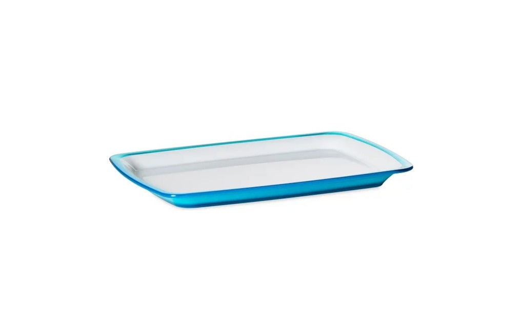 SQUARE Serving Plate 34.5x23.5cm - Turquoise