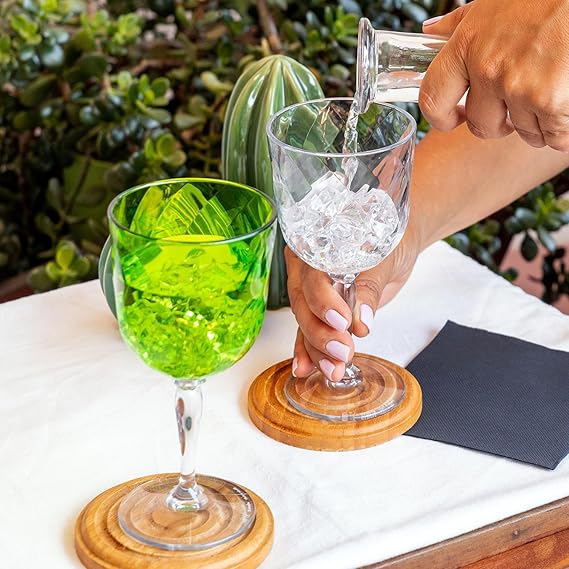 DIAMOND Goblet 27.5cl - Green - 4pcs