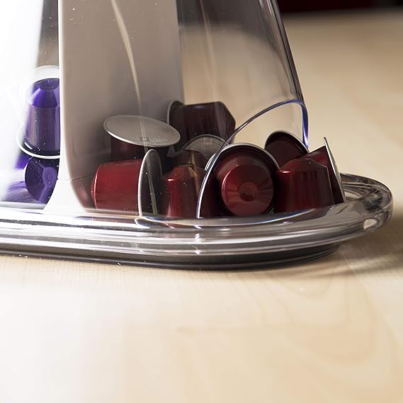 CRYSTAL Coffee Capsules Dispenser - White