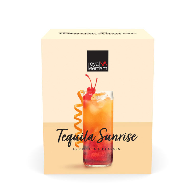 Tequila Sunrise Cocktails 32cl - 4pcs