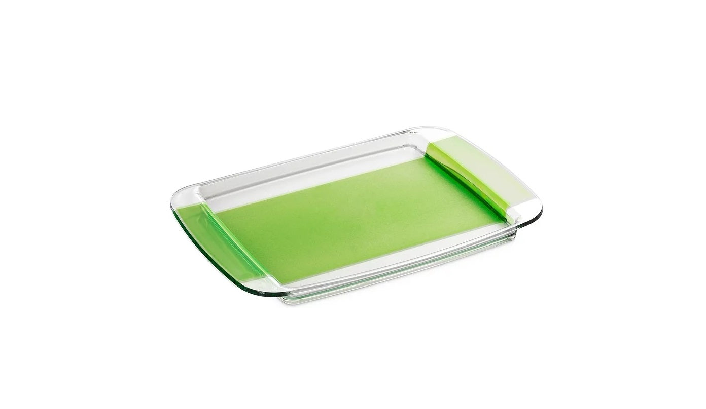 SQUARE Rectangular Plate 39.5x28cm - Green