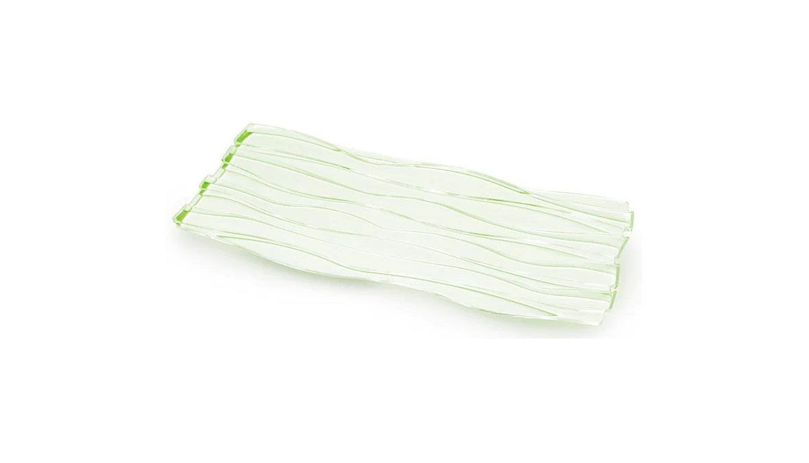 OYSTER Serving Plate 34.5x17cm - Light Green
