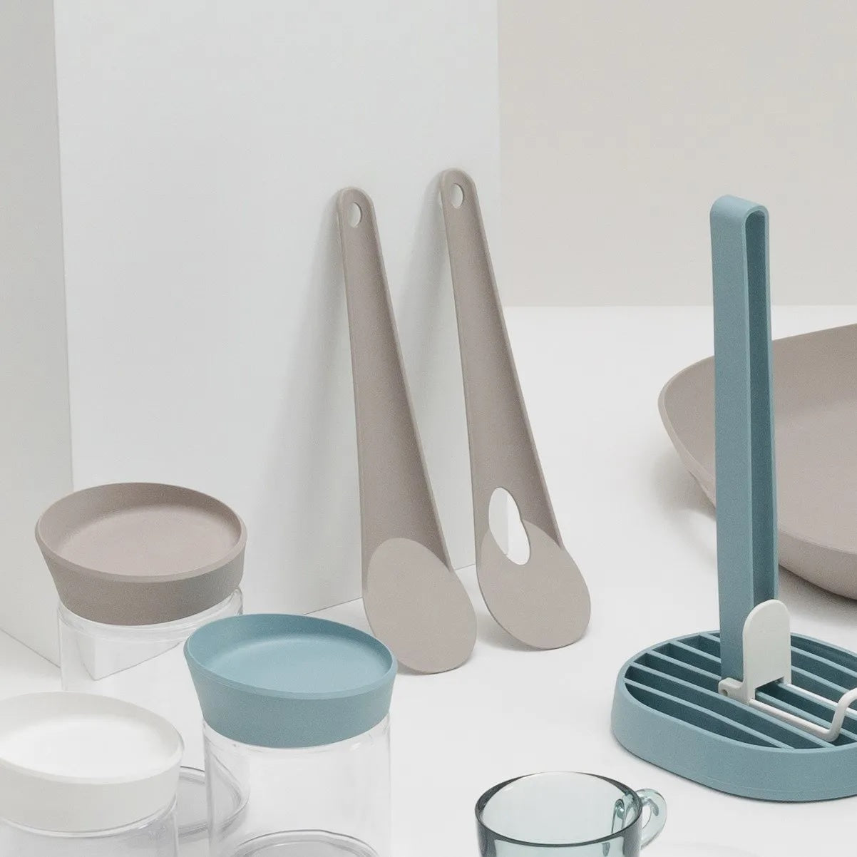 PANGEA Salad Servers - Green