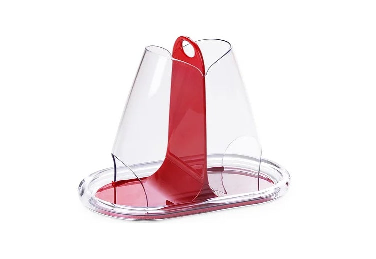CRYSTAL Coffee Capsules Dispenser - Red