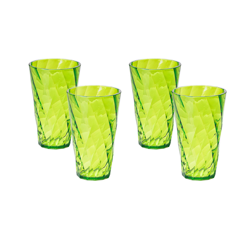 DIAMOND Glasses HB 50cl - Green - 4pcs
