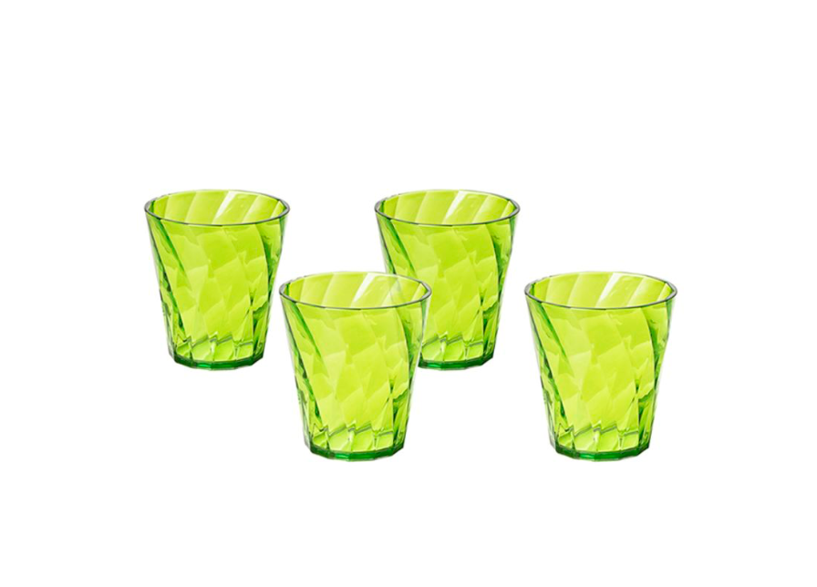 DIAMOND Glasses OF 35cl - Green - 4pcs