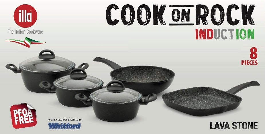 ILLA Set 8 Pcs Cook on Rock Induction