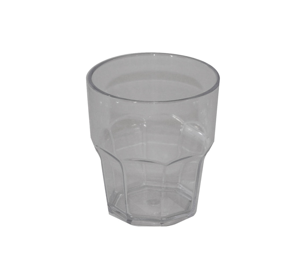HAPPY DRINK Octagonal O.F. 300ml - Clear - 6pcs