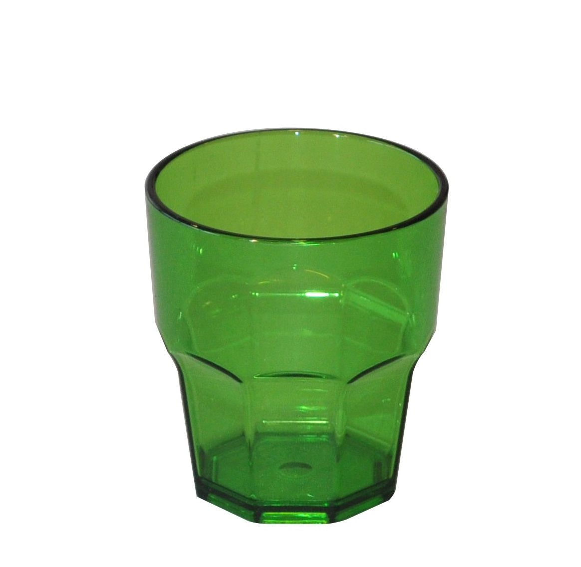 HAPPY DRINK Octagonal O.F 300ml - Green - 6pcs