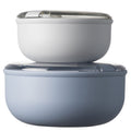 Leak Proof PULL BOX Round 2 Pcs. Set - Sky