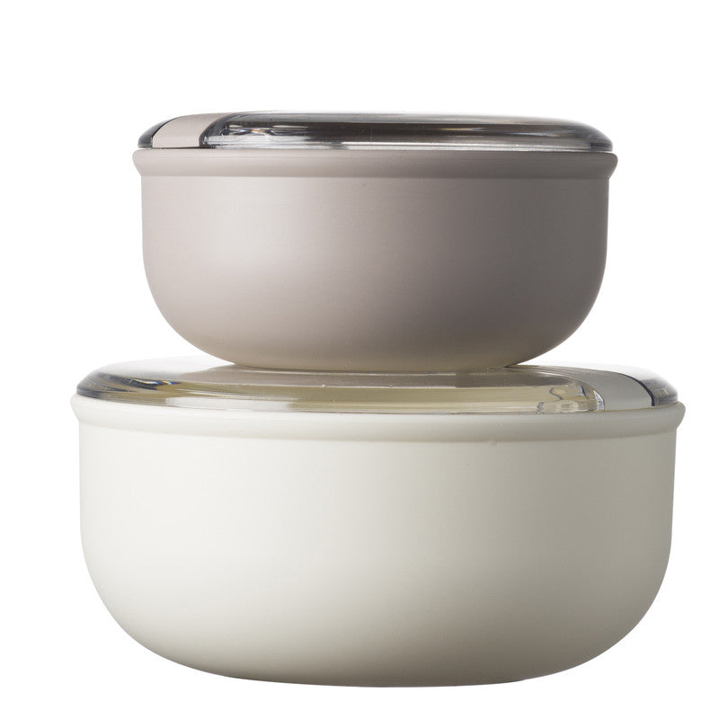 Leak Proof PULL BOX Round 2 Pcs. Set - Moon