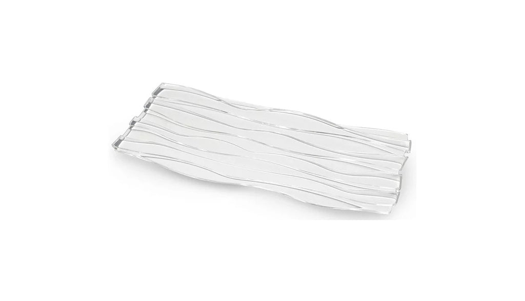 OYSTER Serving Plate 34.5x17cm - Clear