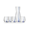Set AZURINE (DECANTER + 4 TUMBLERS)