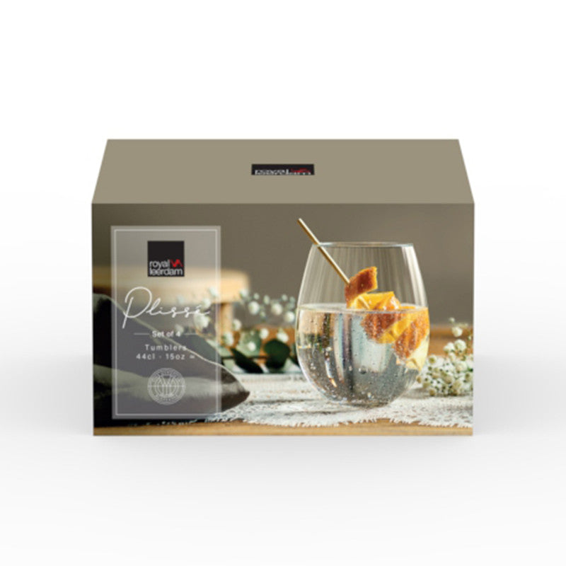 PLISSÉ Tumbler 44cl - 4pcs