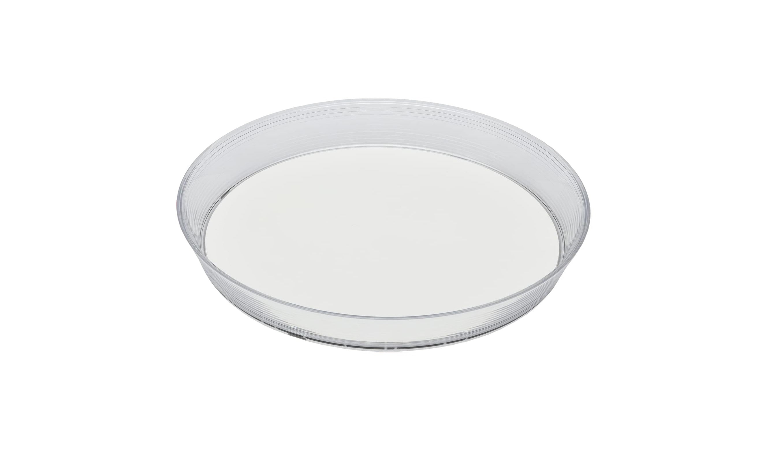 SAMBA Round TRAY 34cm. w/height 5 cm. CLEAR