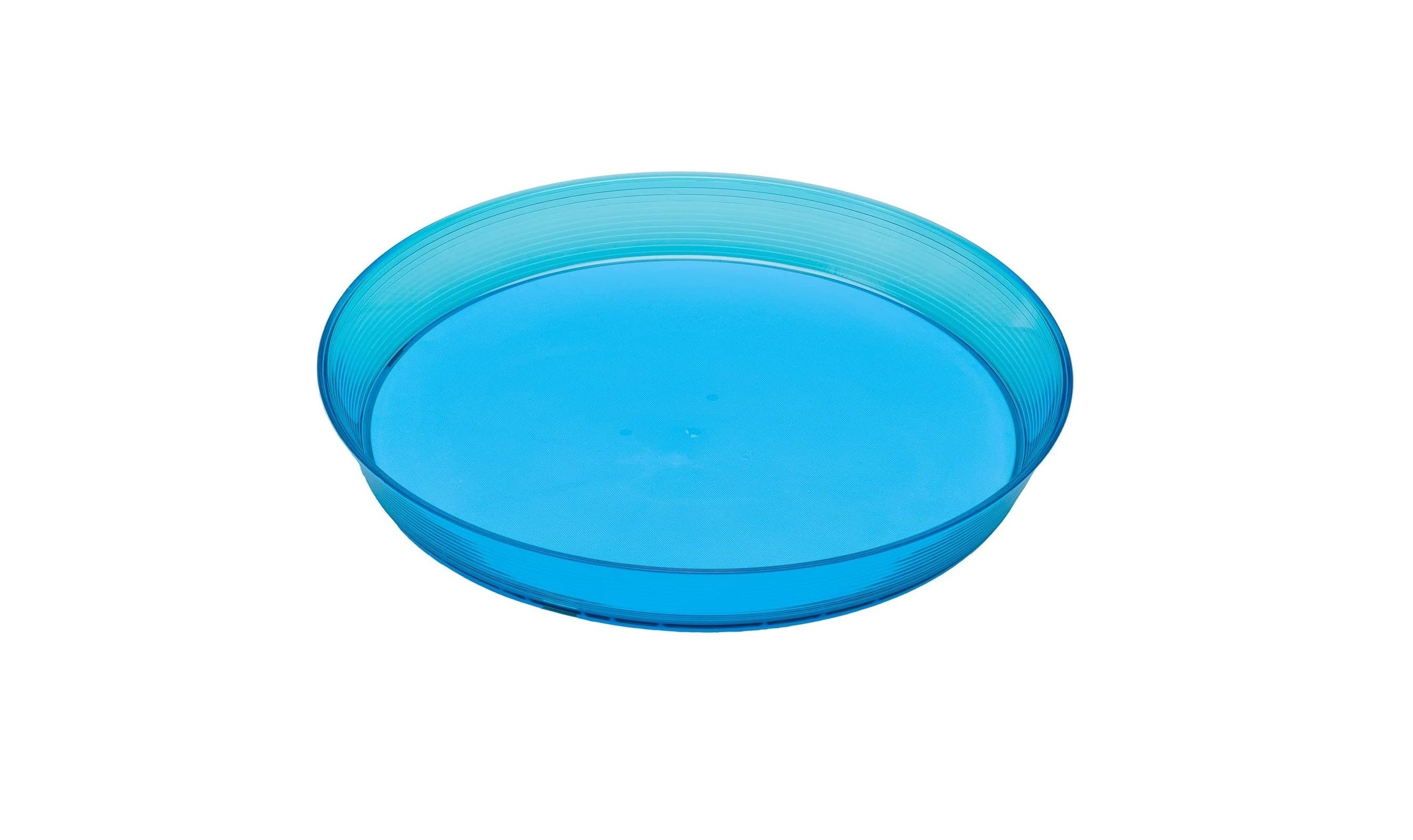 SAMBA Round TRAY 34cm. w/height 5 cm. TURQUOISE