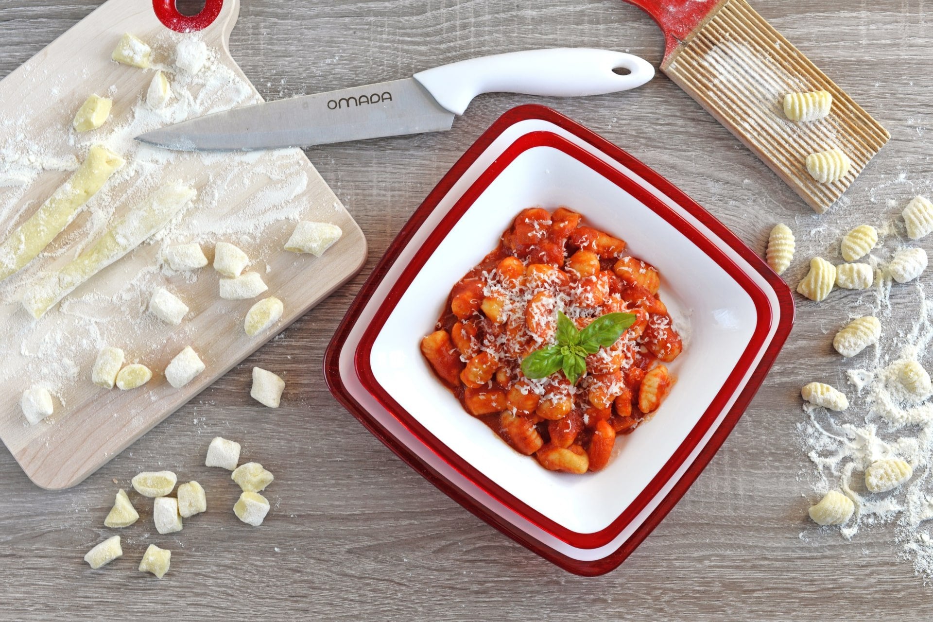 SQUARE Deep Plate 20cm - Red - 3pcs