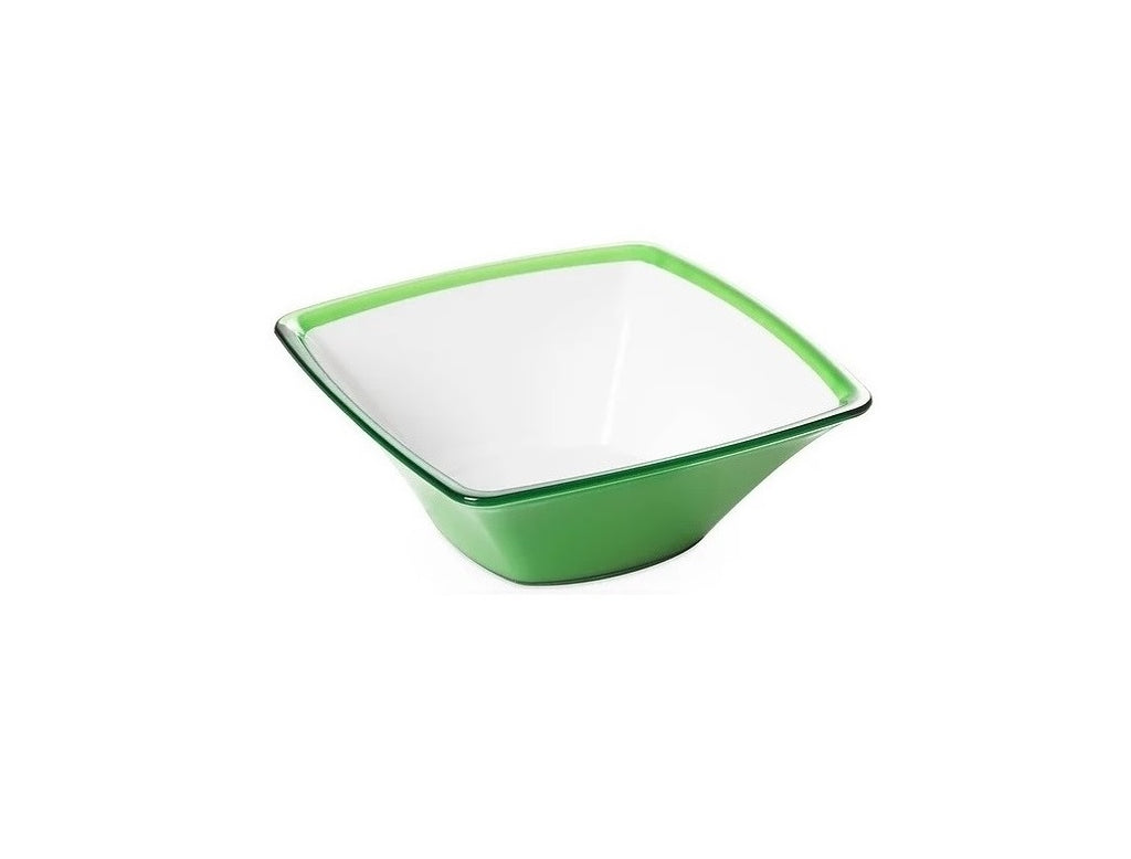 SQUARE Bowl 13.5cm - Green - 3pcs