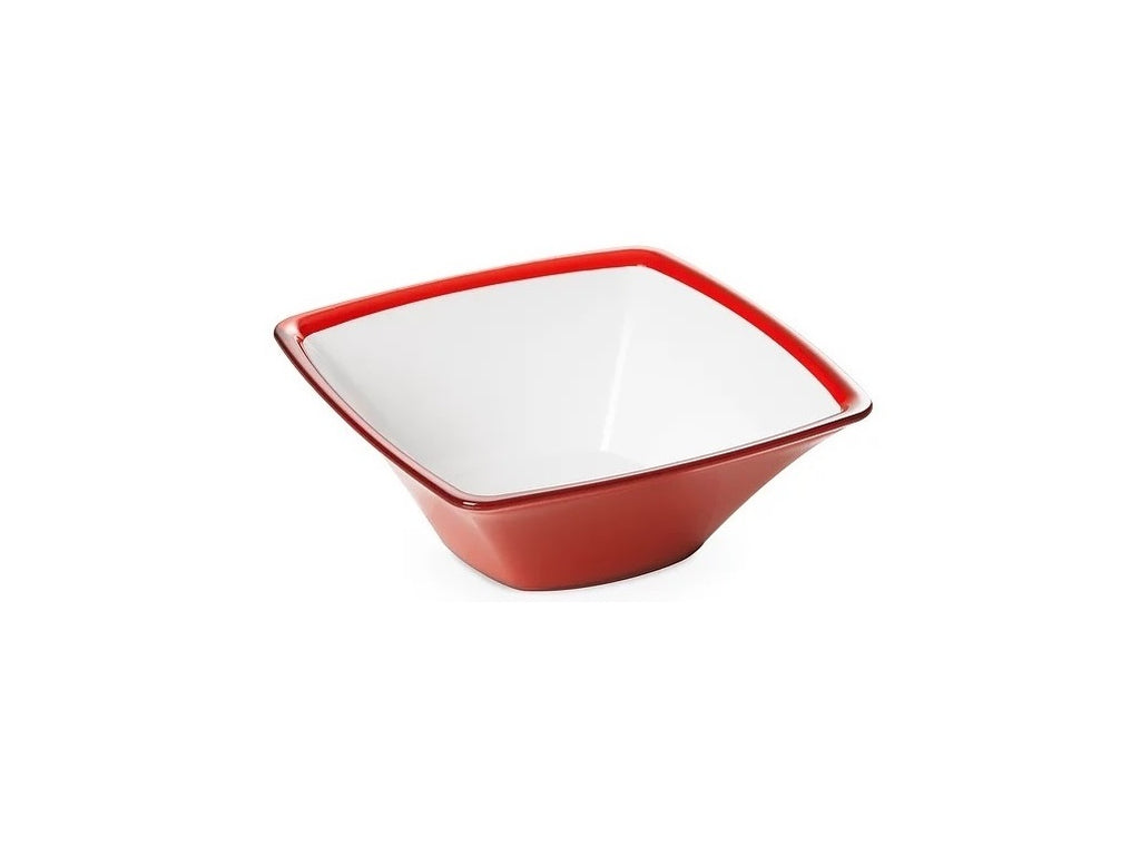 SQUARE Bowl 13.5cm - Red - 3pcs