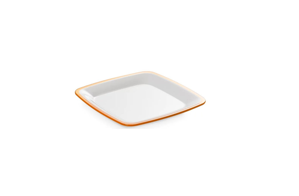 SQUARE Deep Plate 20cm - Yellow - 3pcs