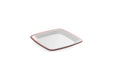 SQUARE Deep Plate 20cm - Red - 3pcs