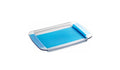 SQUARE Rectangular Plate 39.5x28cm - Turquoise