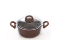 Gourmet Deep Pot 2Handles 24 + Pyrex Lid