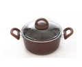 Gourmet Deep Pot 2Handles 28 + Pyrex Lid