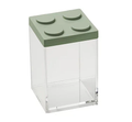 Brickstore Canister 10x10x15,5 cm.- 1,1 lt Capacity - Sage Green