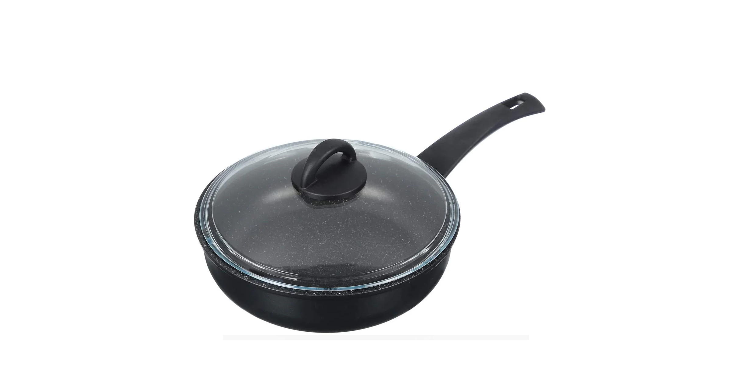 COOK ON ROCK INDUCTION deep pan 1 handle 24 + Pyrex Lid