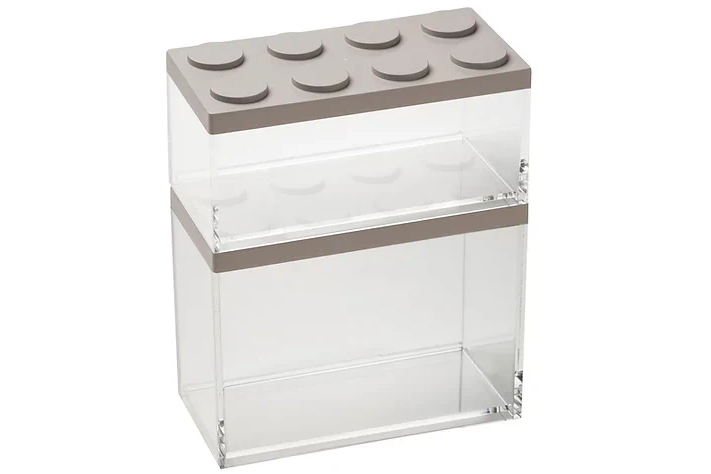 Brickstore set 2 Canister - 1lt.&2lt Capacity - Dove Grey
