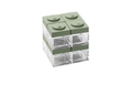 Brickstore set 8 Canister - 0,1 lt Capacity - Sage Green