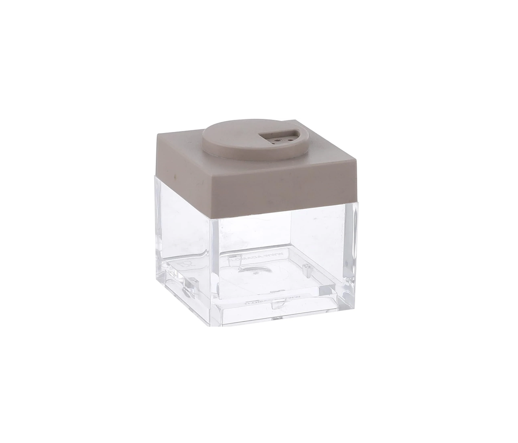 Brickstore Canister 5x5x5,5 cm.- 0,1 lt Capacity - Dove Grey