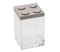 Brickstore Canister 10x10x15,5 cm.- 1,1 lt Capacity - Dove Grey
