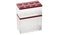 Brickstore set 2 Canister - 1lt.&2lt Capacity - Red