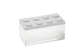 Brickstore Canister 10x20x10,5 cm.- 1,5 lt Capacity - White