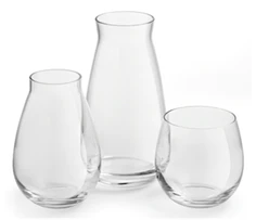 YLANA set 3 vases + candle holder
