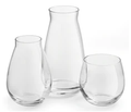 YLANA set 3 vases + candle holder