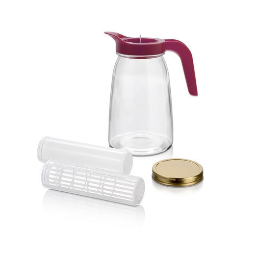 SET FLEXY 4*1 (JUG/JAR/Fusion/FREEZER) 1.5L ROSE LID