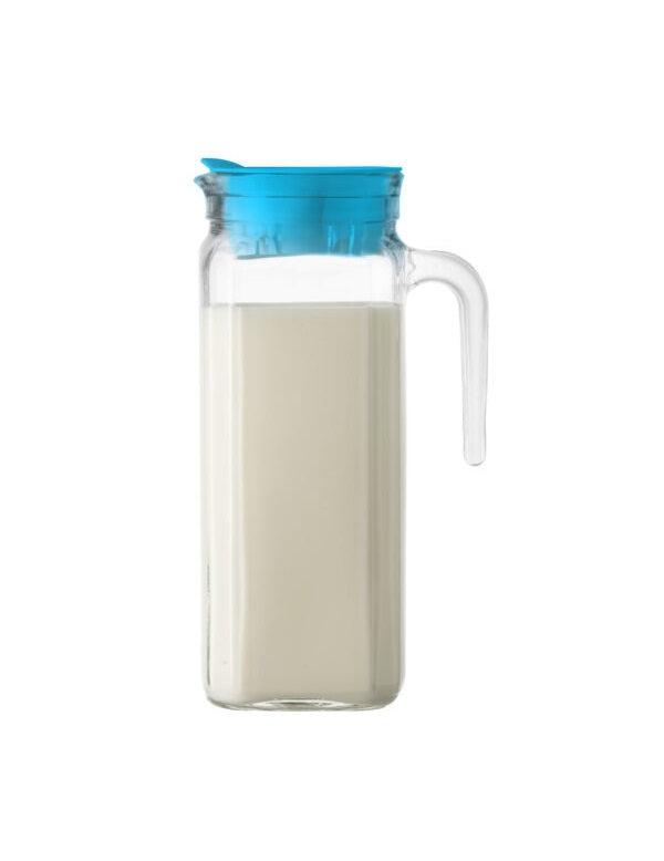 IGLOOSquare jug 1000 W/LIGHT BLUE LID
