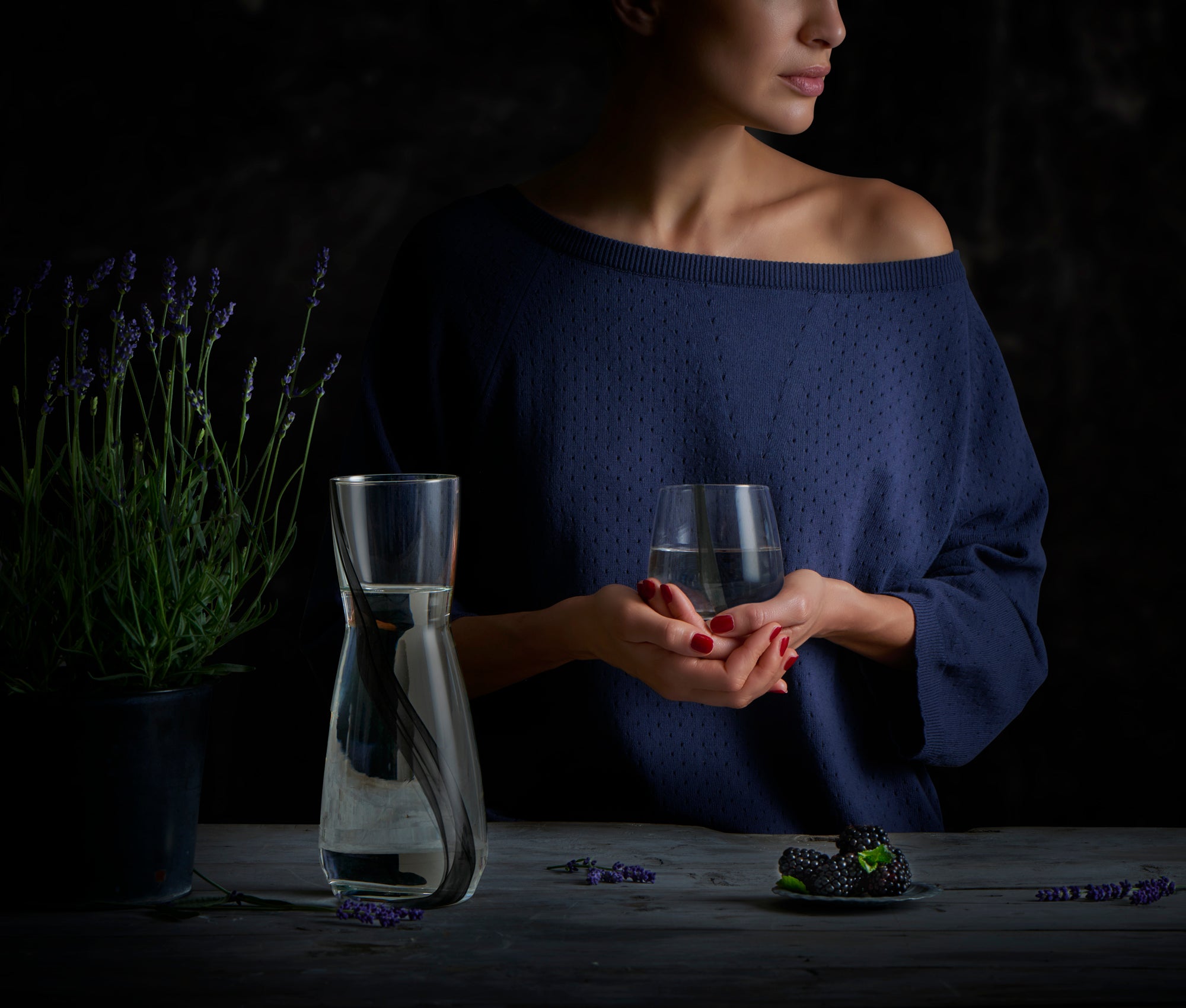 Set ELEVÉ (DECANTER + 4 TUMBLERS)