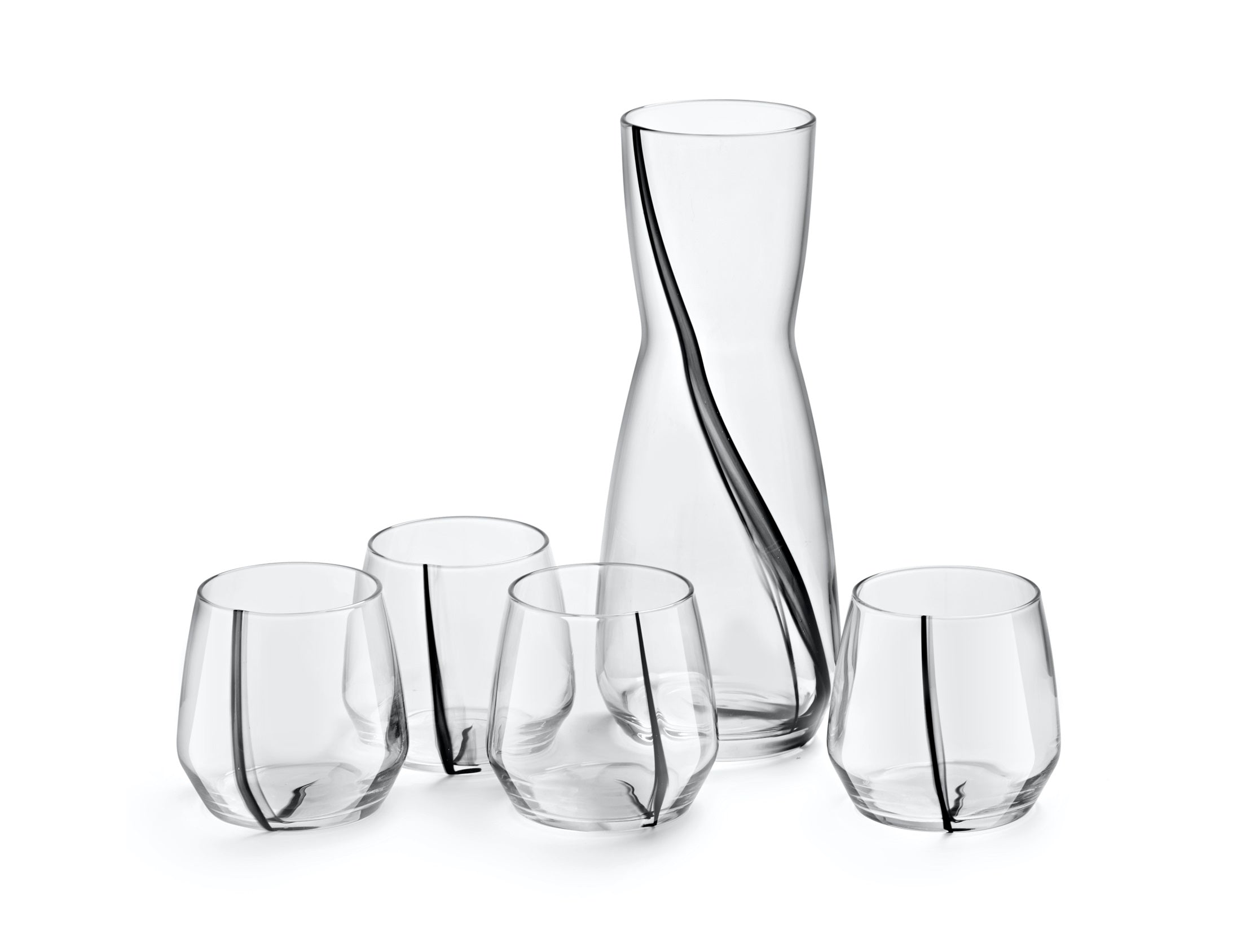 Set ELEVÉ (DECANTER + 4 TUMBLERS)