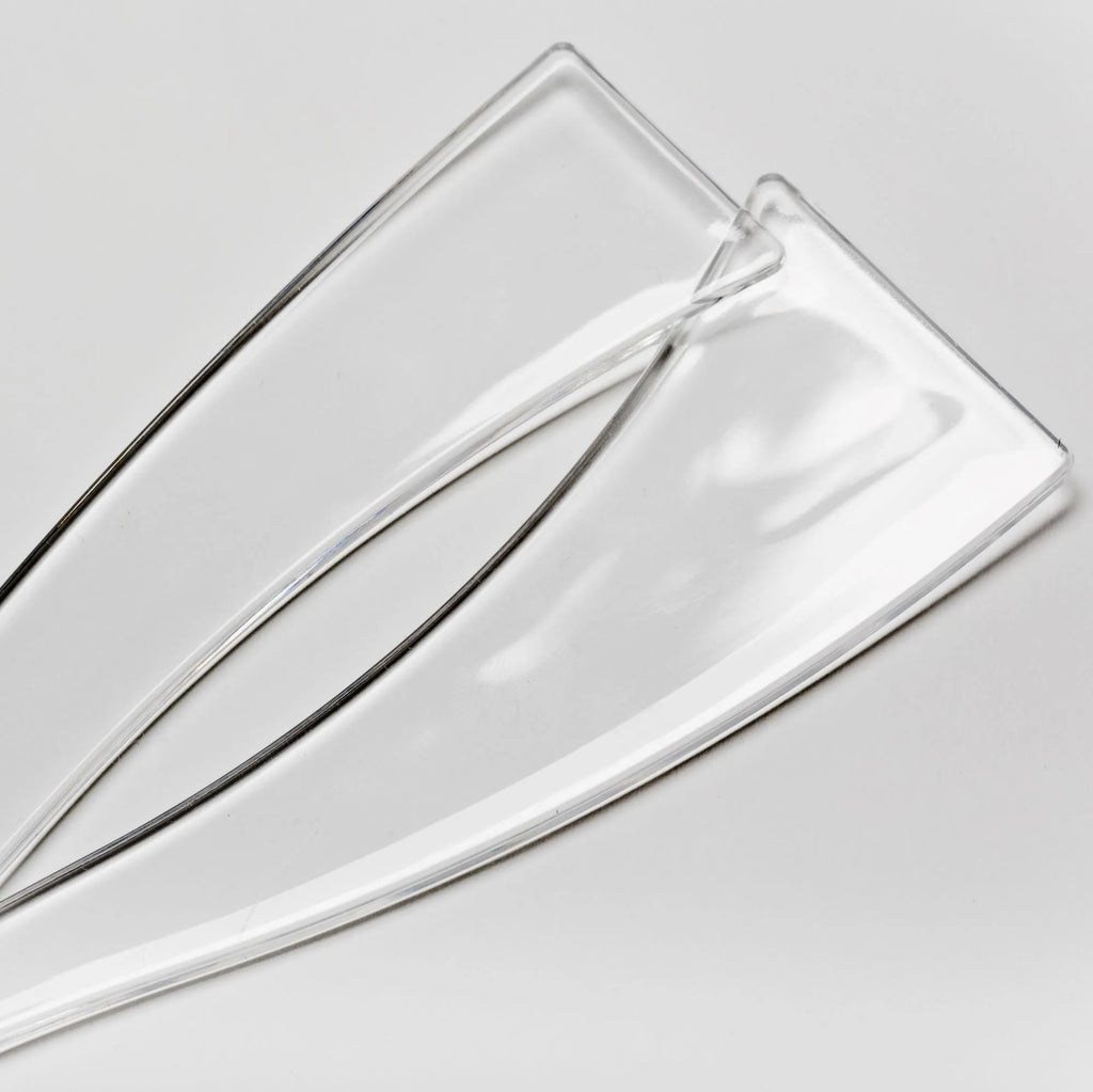 OYSTER Salad Servers - Clear